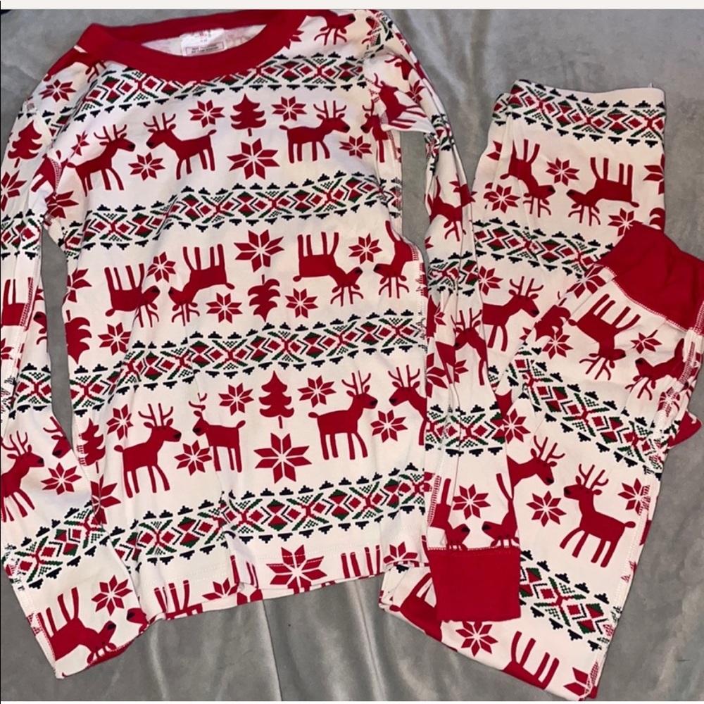 Hannah Andersson Christmas pajamas size 10